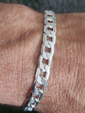 Sterling Silver Women’s Link Bracelet - Silver
